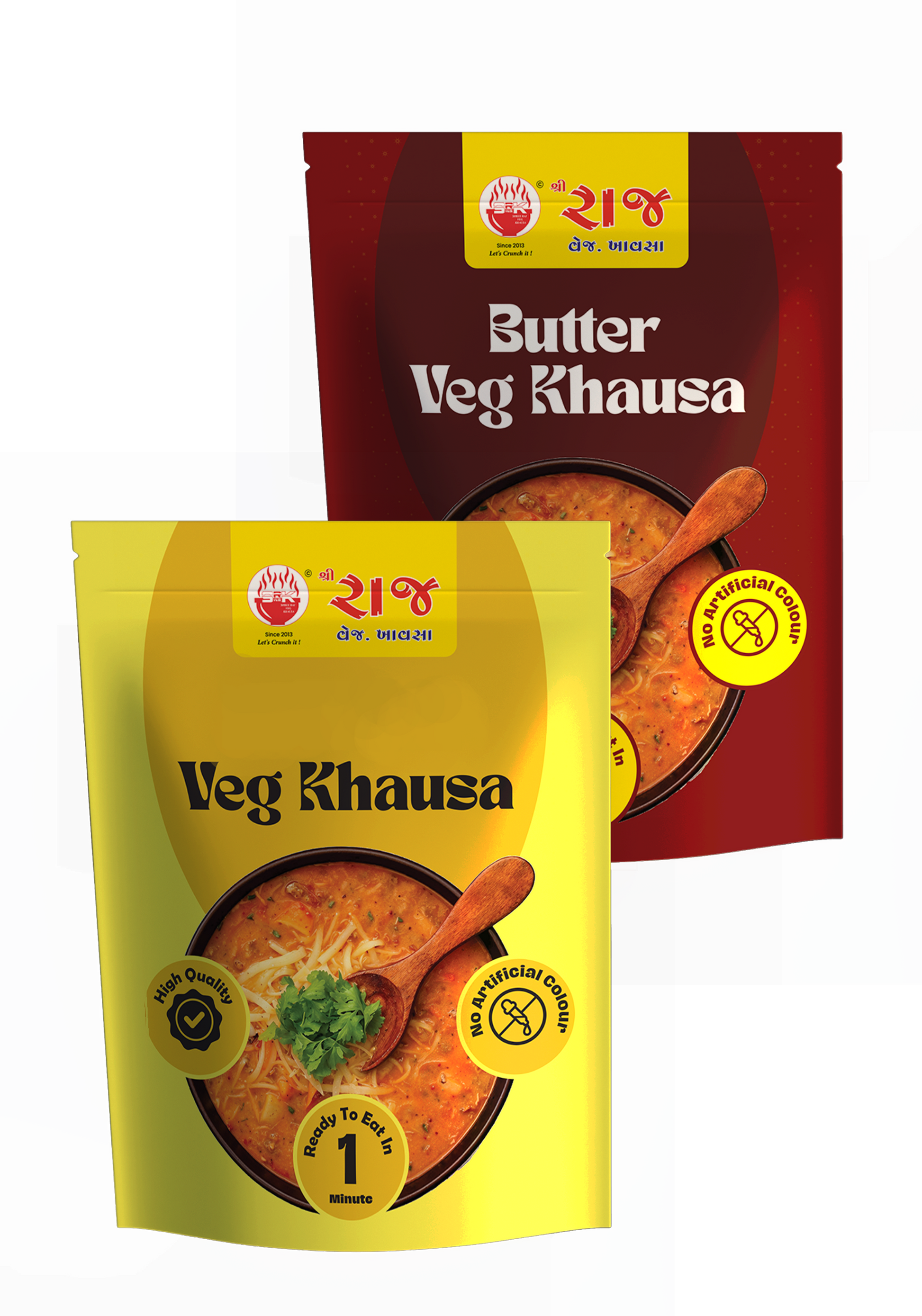 2 Khausa combo (1 Regular & 1 Butter) 