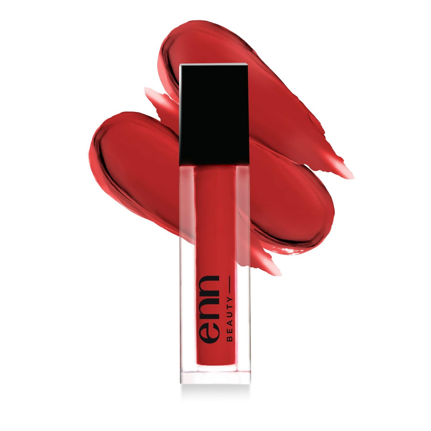 Enn Semi Matte Red Liquid Lipstick - Sangria Red 