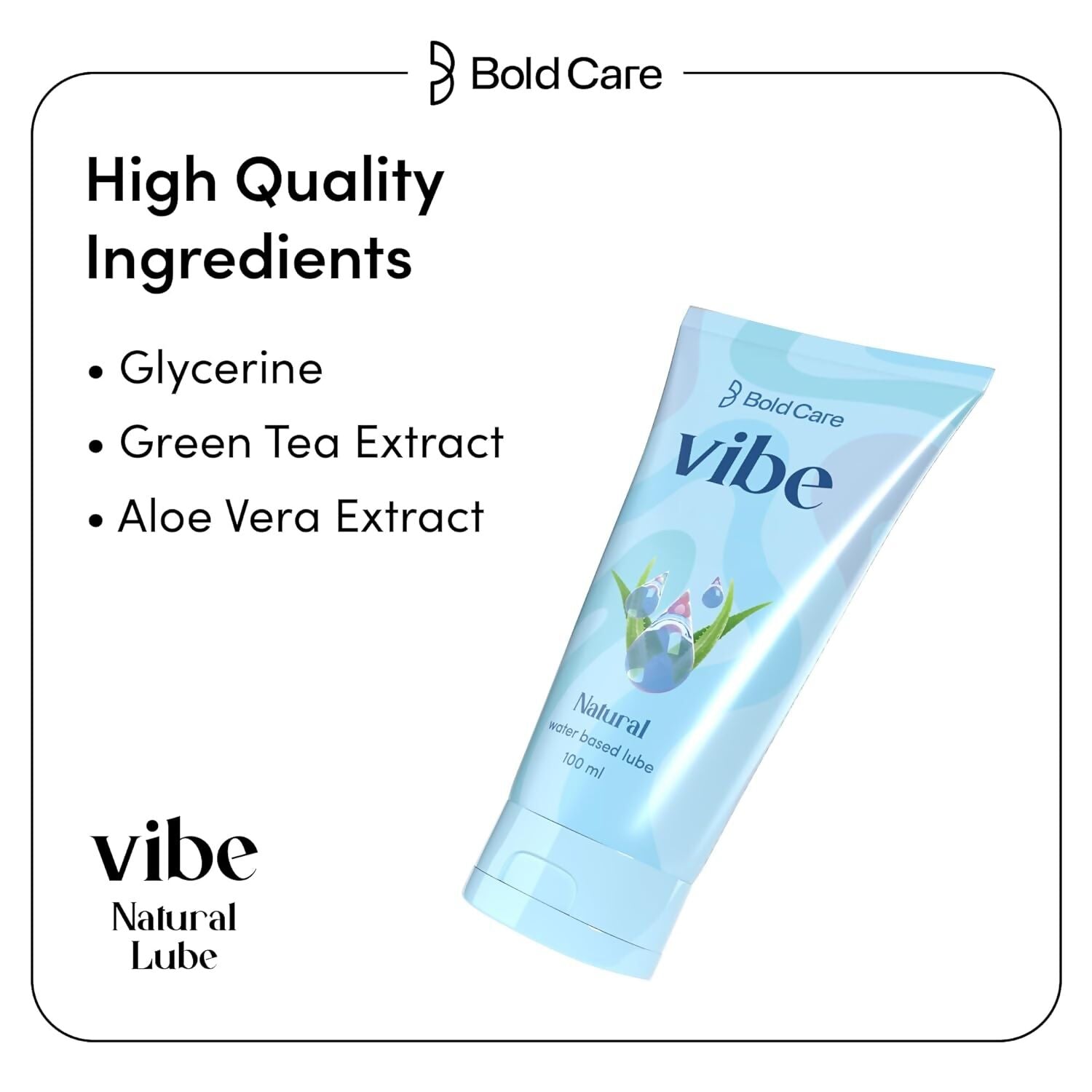Bold Care Vibe - Natural Aloe Vera Gel 