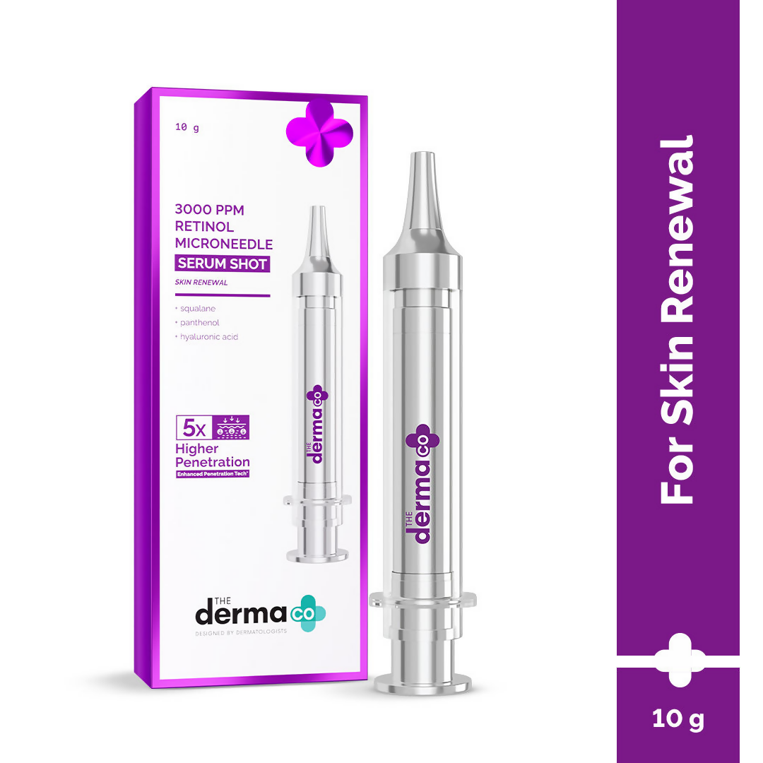 The Derma Co 3000 PPM Retinol Microneedle Serum Shot  Grab2Buy The Derma Co Grab2Buy