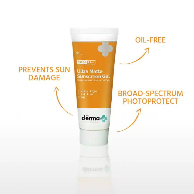 The Derma Co Ultra Matte Sunscreen Gel for Broad Spectrum Protection  Grab2Buy The Derma Co Grab2Buy