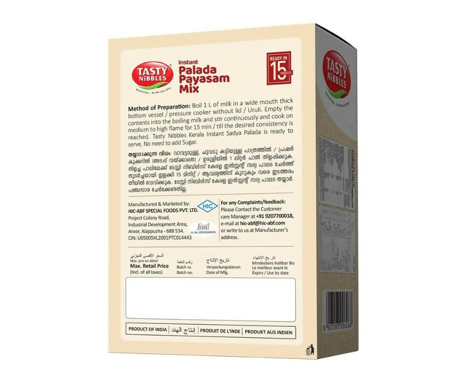 Tasty Nibbles Instant Palada Payasam Mix - Grab2buy