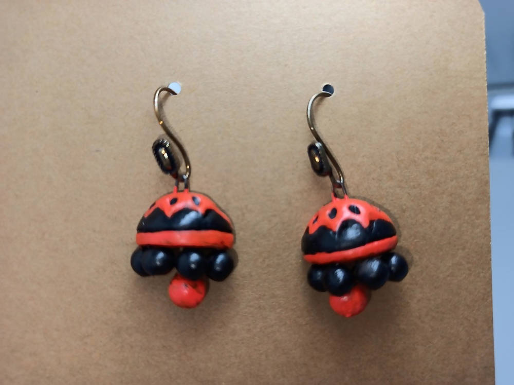 Terracotta Beautiful Boho Style Jhumkas