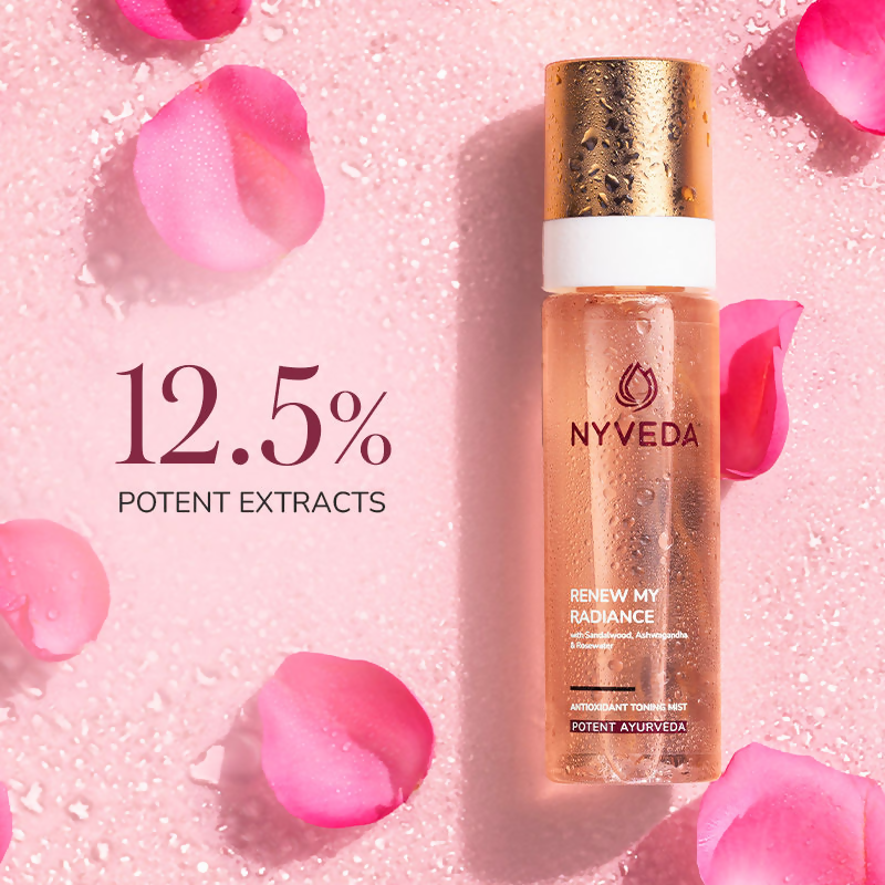 Nyveda Renew My Radiance Antioxidant Toning Mist With Rose Water 