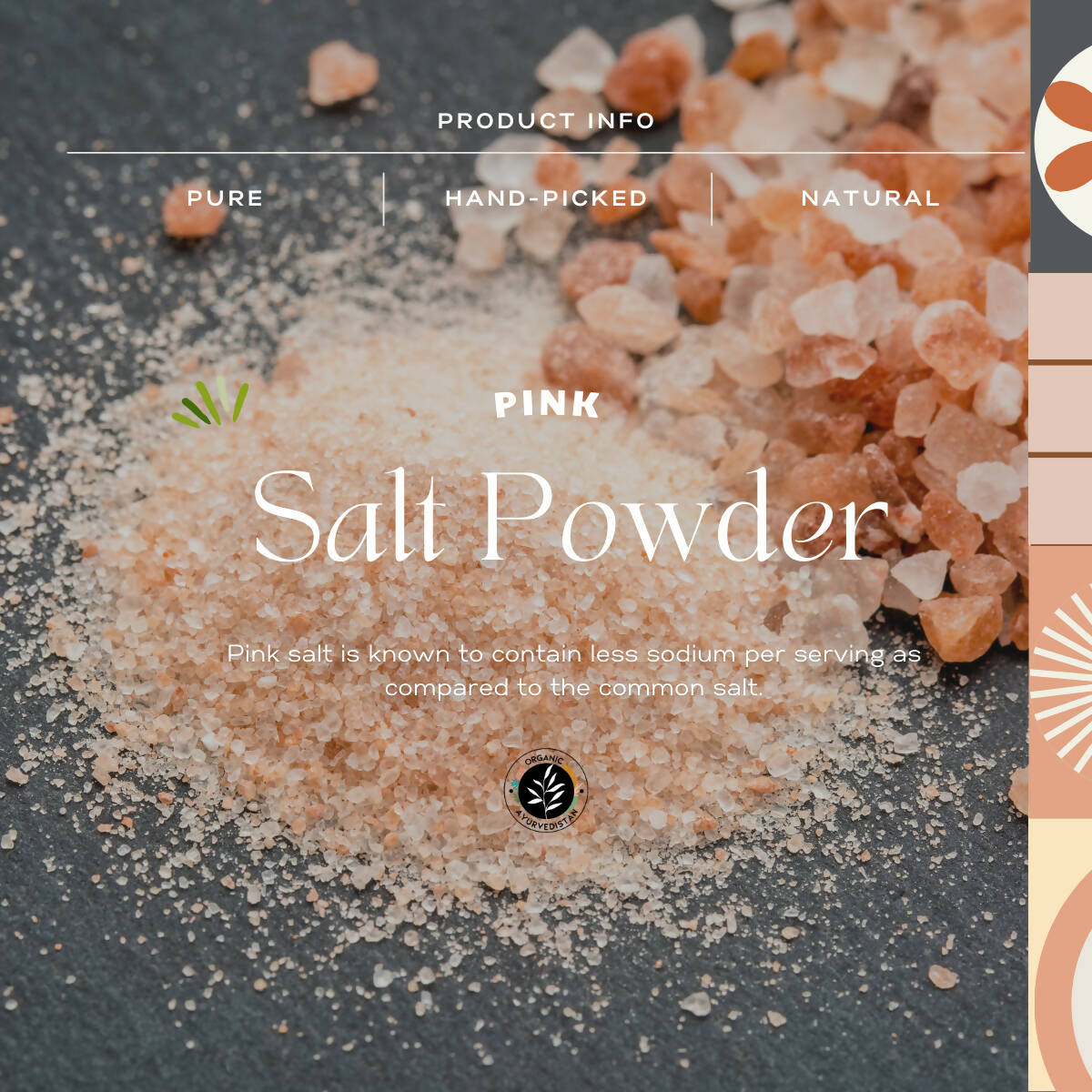 Organic Ayurvedistan Pink Salt Powder 