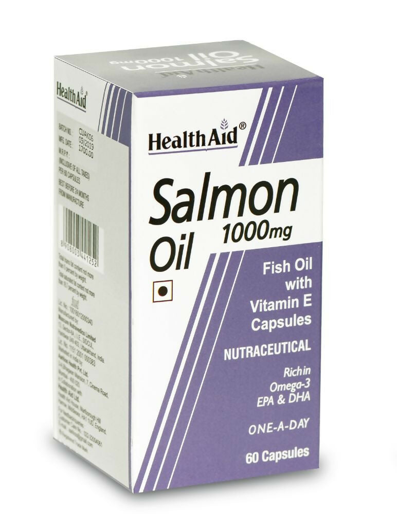 HealthAid Salmon Oil 1000 mg Capsules - Grab2buy