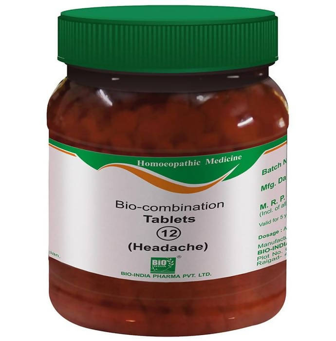 Bio India Homeopathy Bio-combination 12 Tablets - Limited Time Offer - Swadesiicart