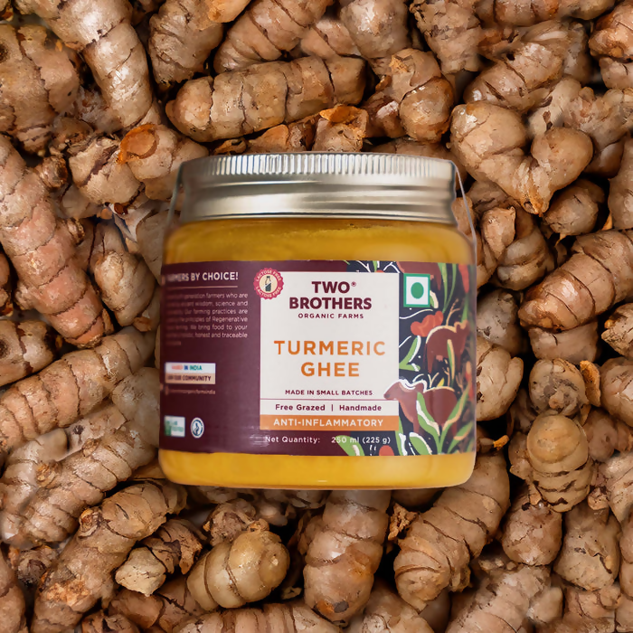 Two Brothers Organic Farms Turmeric Ghee 