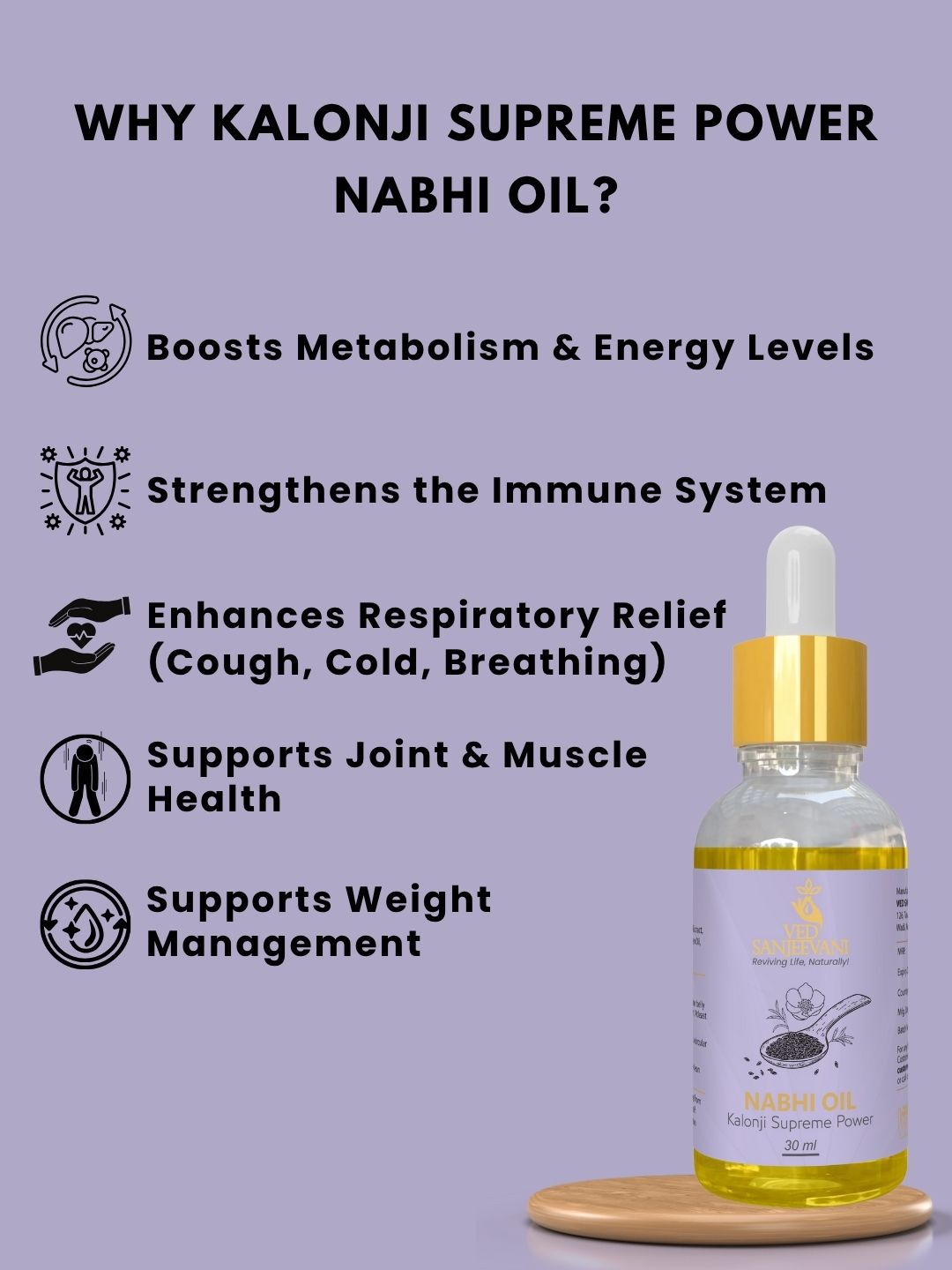 Ved Sanjeevani Kalonji Supreme Nabhi Oil  Grab2Buy Ved Sanjeevani Grab2Buy