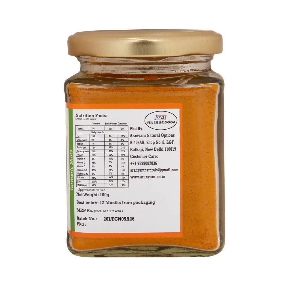 Aranyam Lakadong Turmeric Black Pepper & Cardamon - Grab2buy