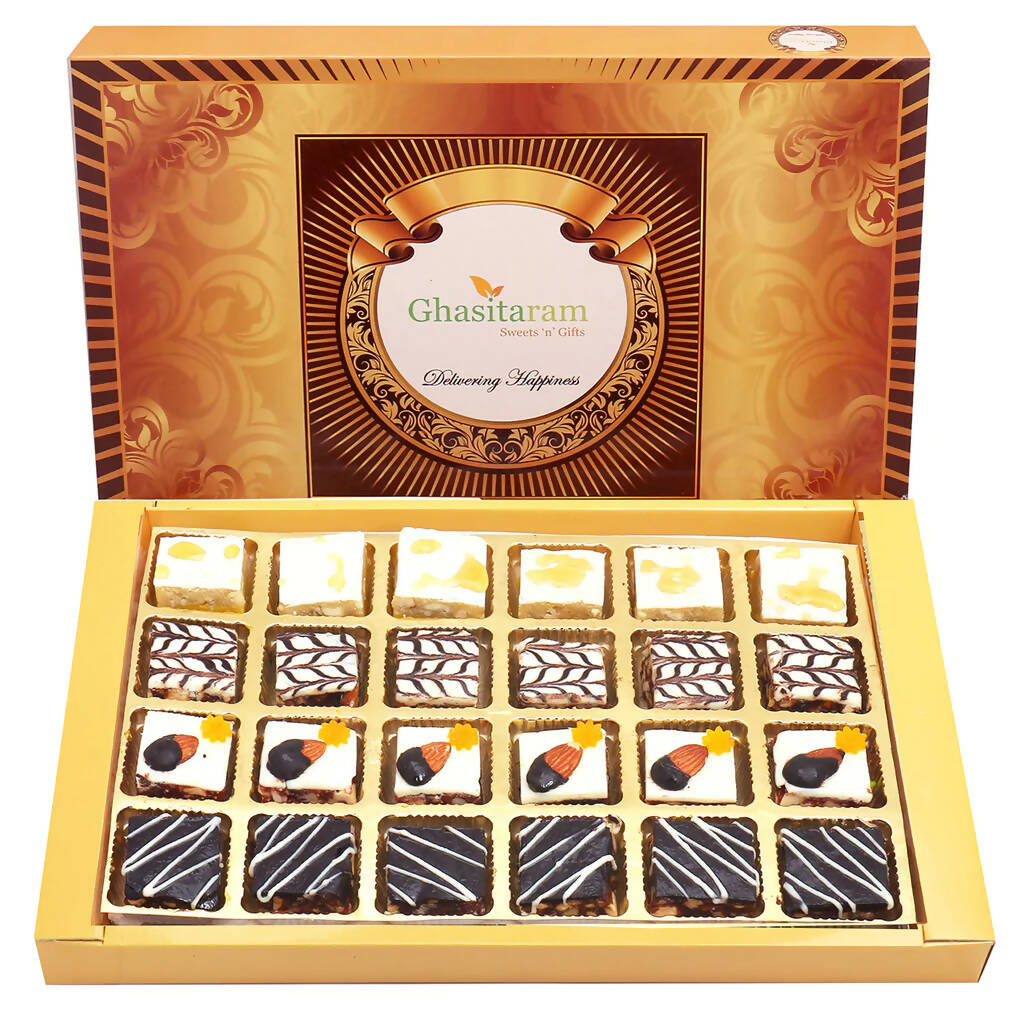 Ghasitaram Assorted Chocolate Dryfruit Delight Sweets 