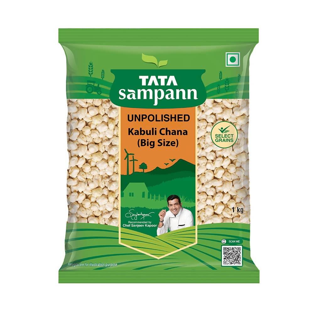 Tata Sampann Unpolished Kabuli Chana (Big Size) - Grab2buy
