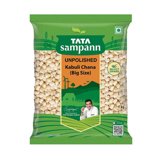 Tata Sampann Unpolished Kabuli Chana (Big Size) - Grab2buy