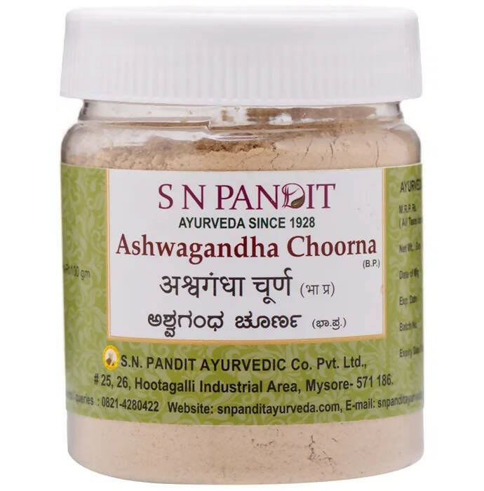 S N Pandit Ayurveda Ashwagandha Choorna 