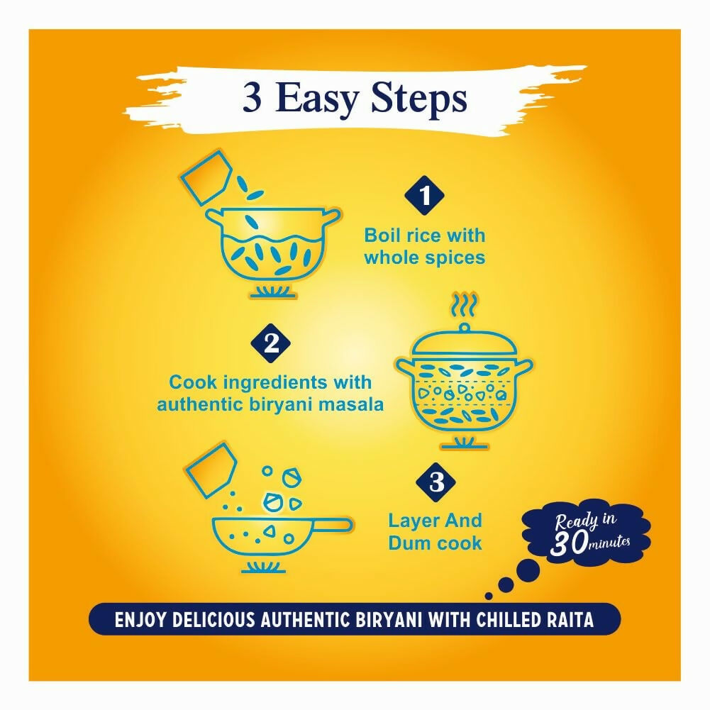 Mama's love Biryani Kit Hyderabadi - Authentic Recipe - Grab2buy