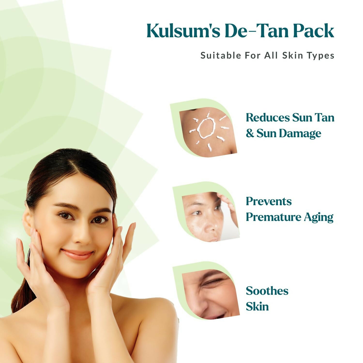 Kulsum's Kaya Kalp Herbals De-Tan Pack For De -Tanning 