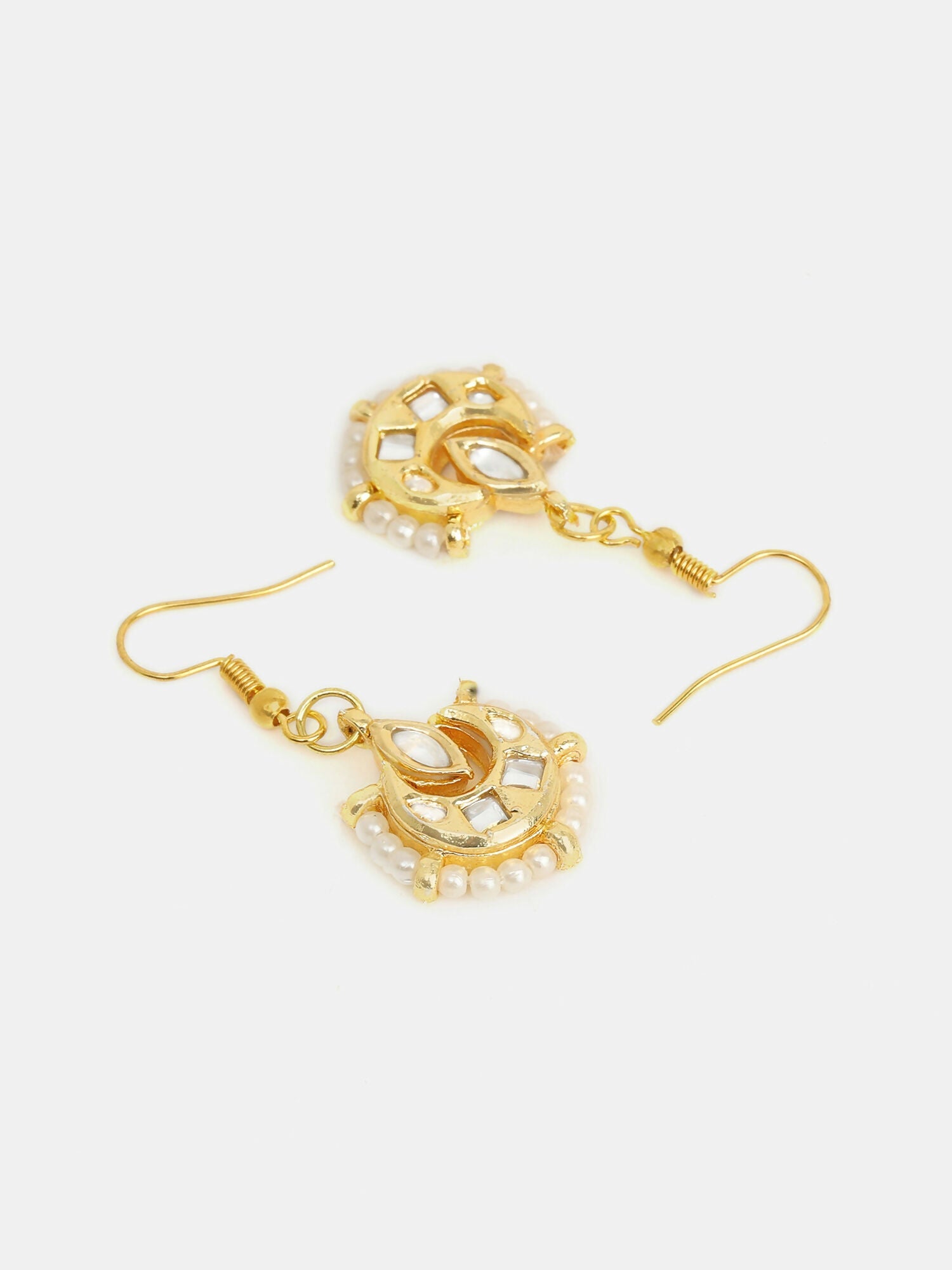 Ruby Raang Kundan Maang Tikka With Earrings