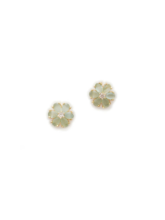 stone stud (Gold) - Ruby Raang - Grab2buy