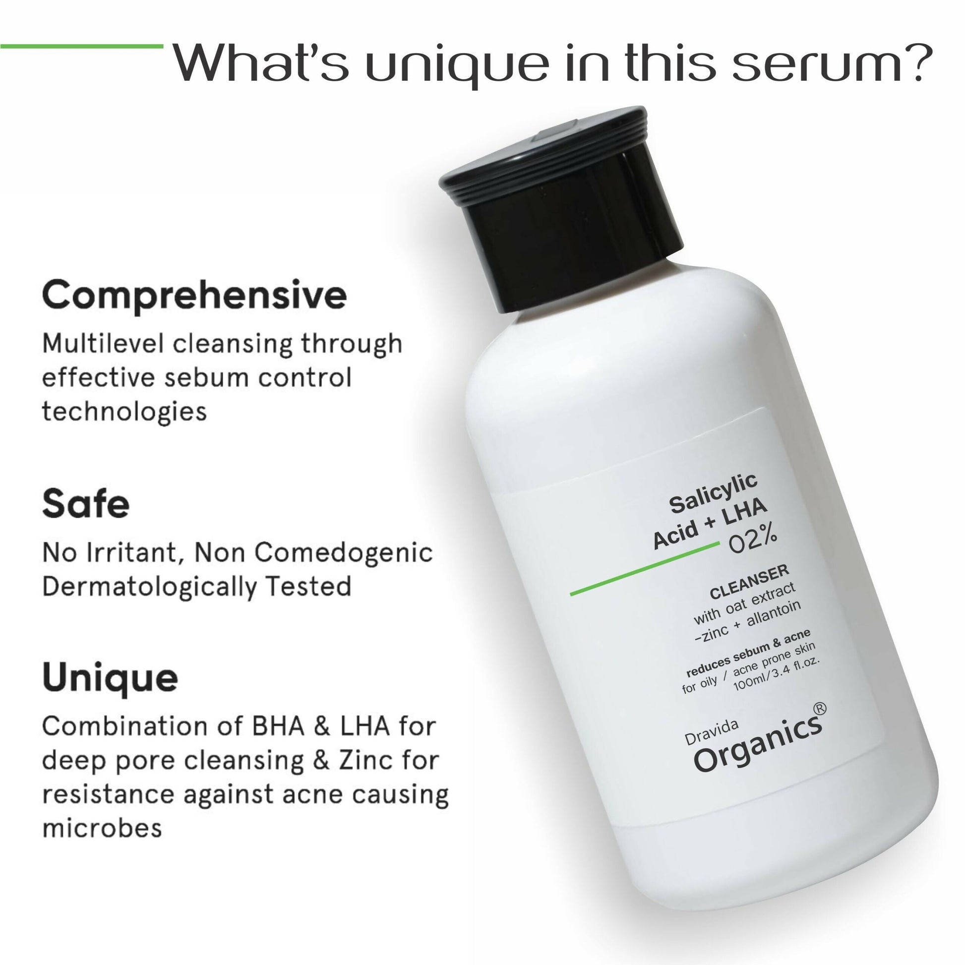 Dravida Organics 2% Salicylic Acid Face wash