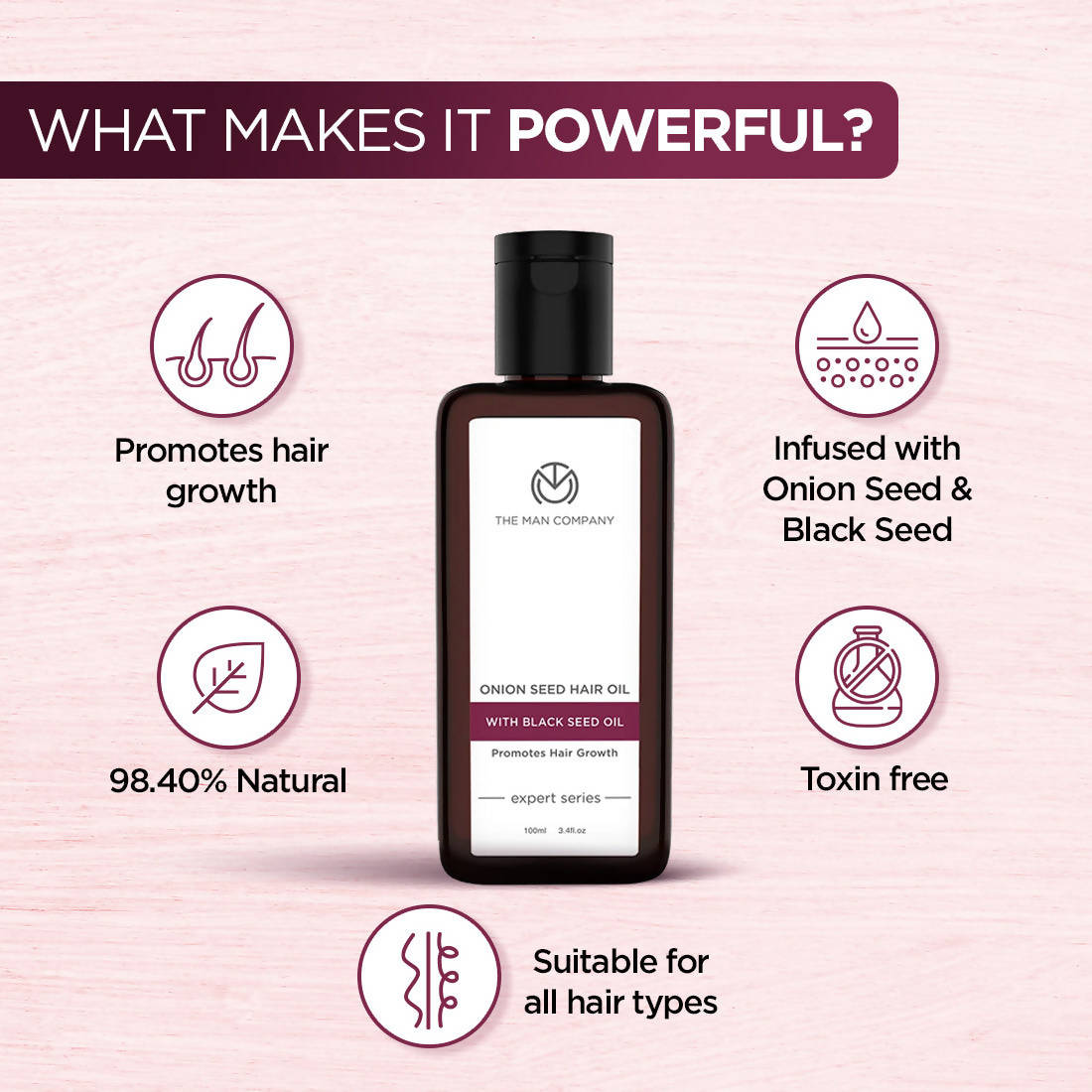 The Man Company Onion Seed Hair Oil  Grab2Buy The Man Company Grab2Buy