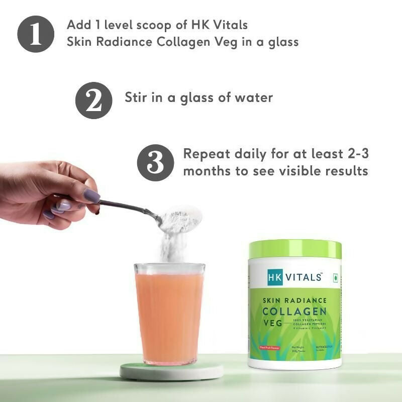 HK Vitals Skin Radiance Collagen Powder Veg - (Mixed Fruit) - Grab2buy
