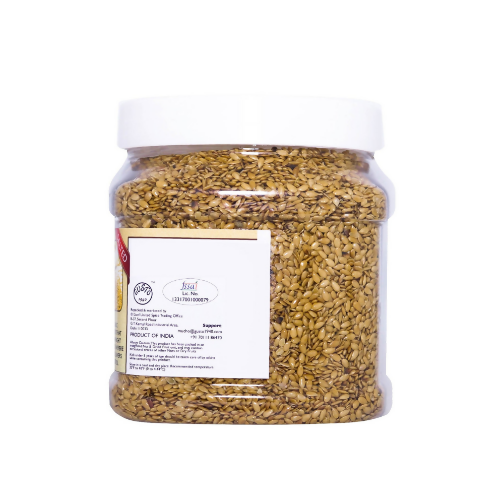 Tassyam Organics Roasted Salted Golden Flax Seed