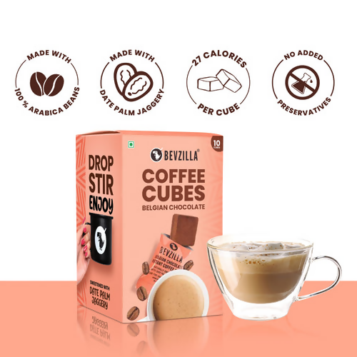 Bevzilla Chocolate & Mocha + Belgian Chocolate Coffee Cubes 