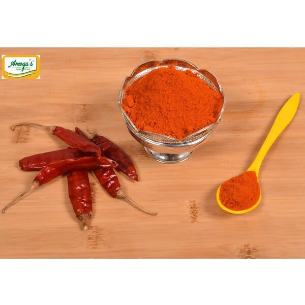 Amoga's Pickles Factory Guntur Red Chilli Powder - Grab2buy