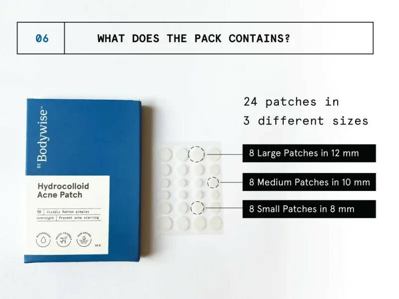 BeBodywise Hydrocolloid Acne Pimple Patch 