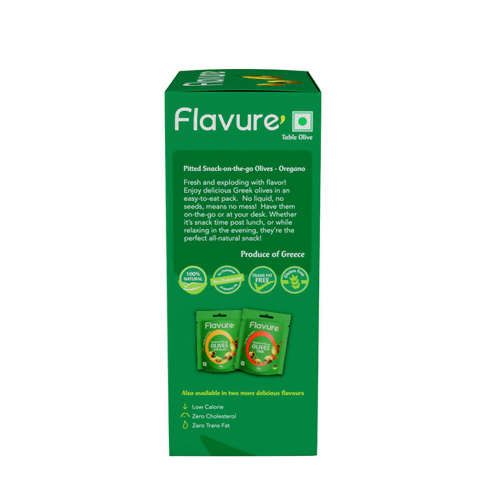 Flavure Snack-On-The-Go Olives Oregano 