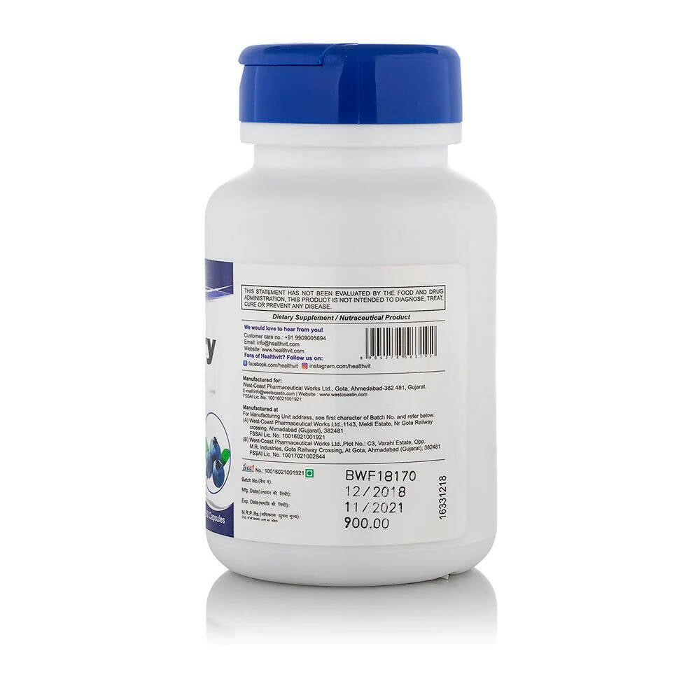 Healthvit Bilberry Extract Capsules - Grab2buy