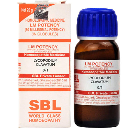 SBL Homeopathy Lycopodium Clavatum LM Potency 