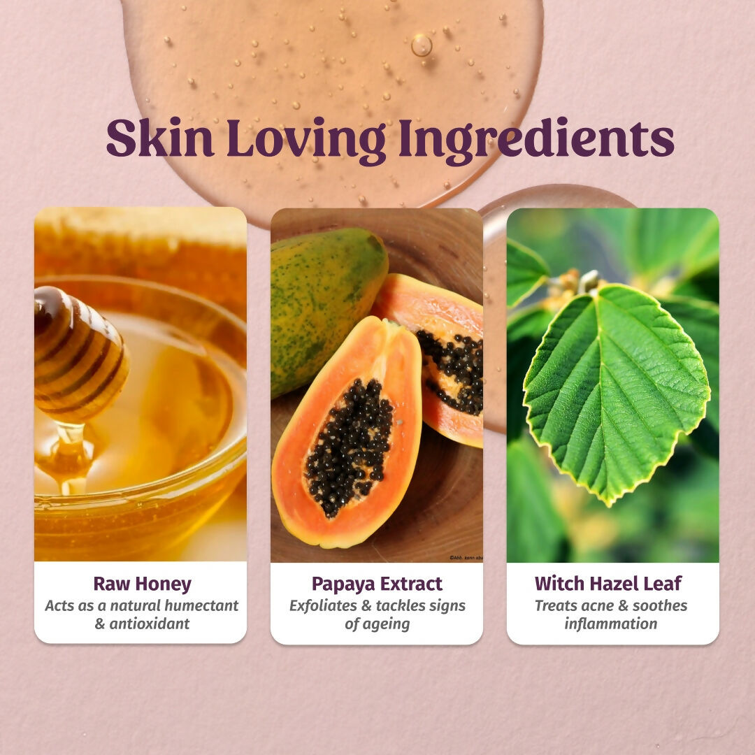 Vilvah Store Honey Fix Face wash (10% Raw Honey)  Grab2Buy Vilvah Store Grab2Buy
