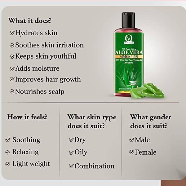 Vital Organics Aloe Vera Soothing Gel  Grab2Buy Vital Organics Grab2Buy