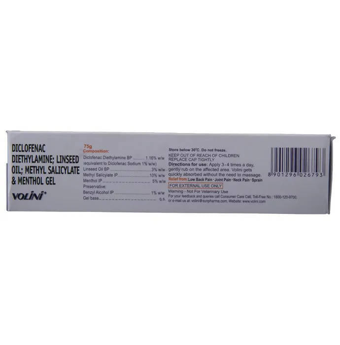Volini Pain Relief Gel – Trusted Indian Muscle & Joint Pain Relief Gel 