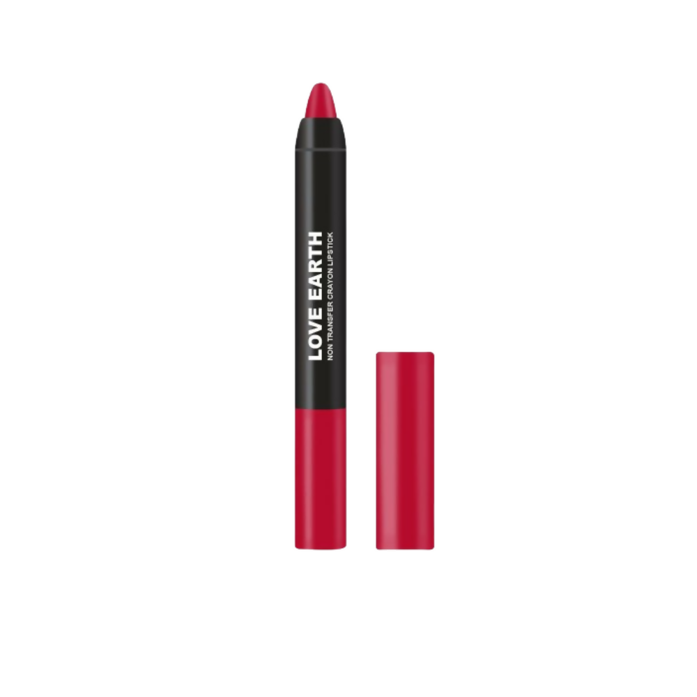 Love Earth Non Transfer Crayon Lipstick-Firewood 