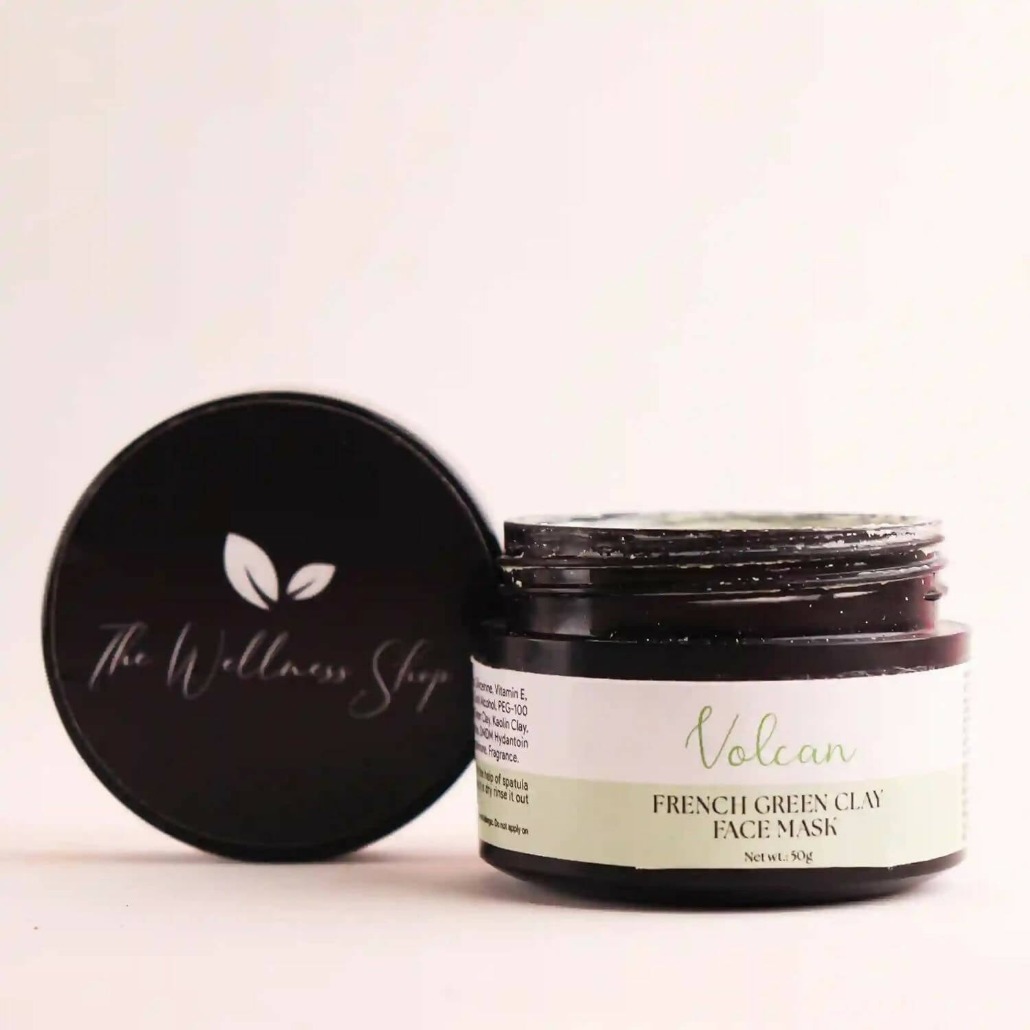 The Wellness Shop Volcan French Green Clay Face Mask  Grab2Buy The Wellness Shop Grab2Buy