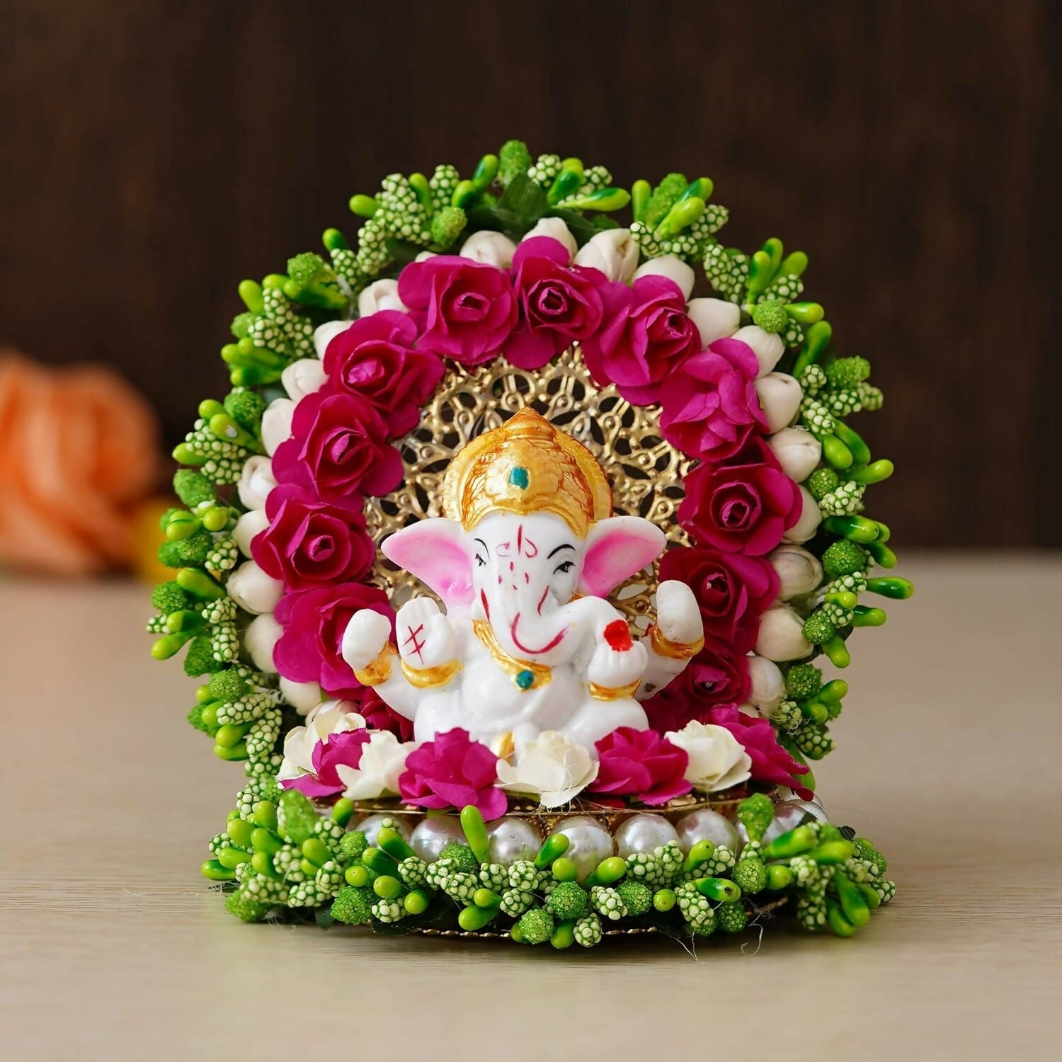eCraftIndia Polyresin Lord Ganesha Idol - Grab2buy