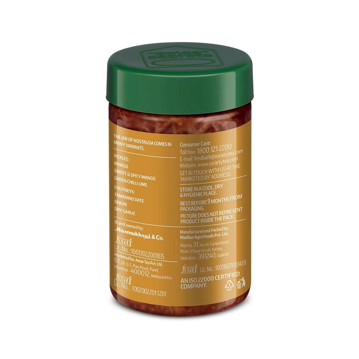 Society Sweet & Spicy Mango Pickle Jar 