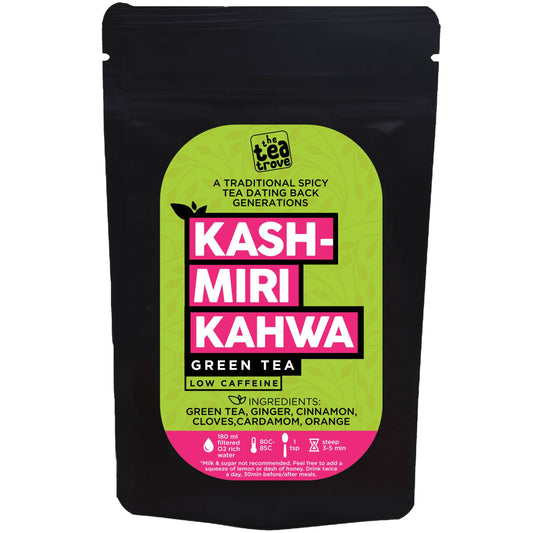 The Tea Trove - Kashmiri Kahwa Green Tea  Grab2Buy The Tea Trove Grab2Buy