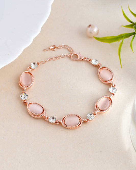 VOJ Stainless Steel Pearl Gold-plated Bracelet - Grab2buy