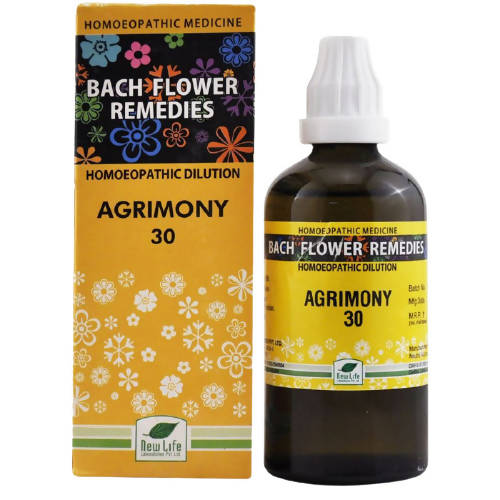 New Life Homeopathy Bach Flower Remedies Agrimony Dilution 