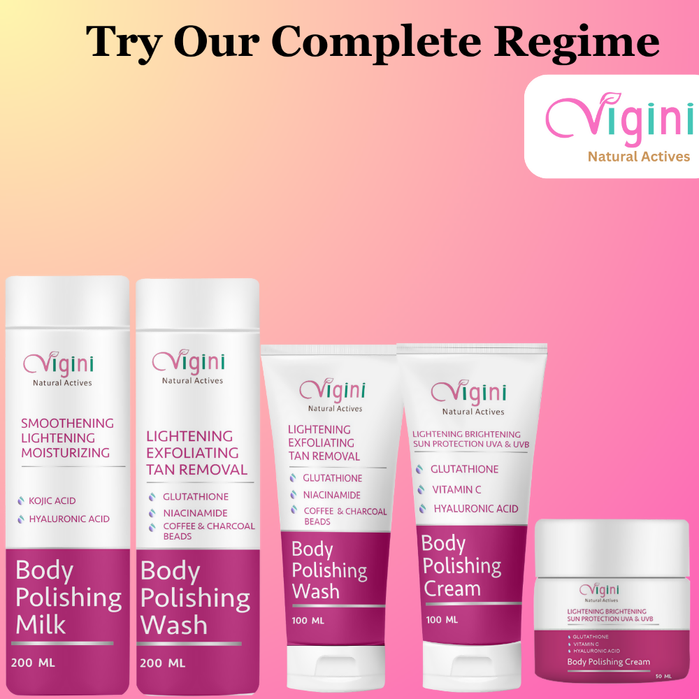 Vigini Skin Whitening Lightening Body Polishing Day Night Gel Cream - Grab2buy