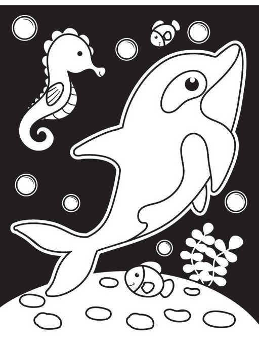 Dreamland Publications Under Ocean Neon Colour & Sticker Dots Book Over 500 Stickers for Kids