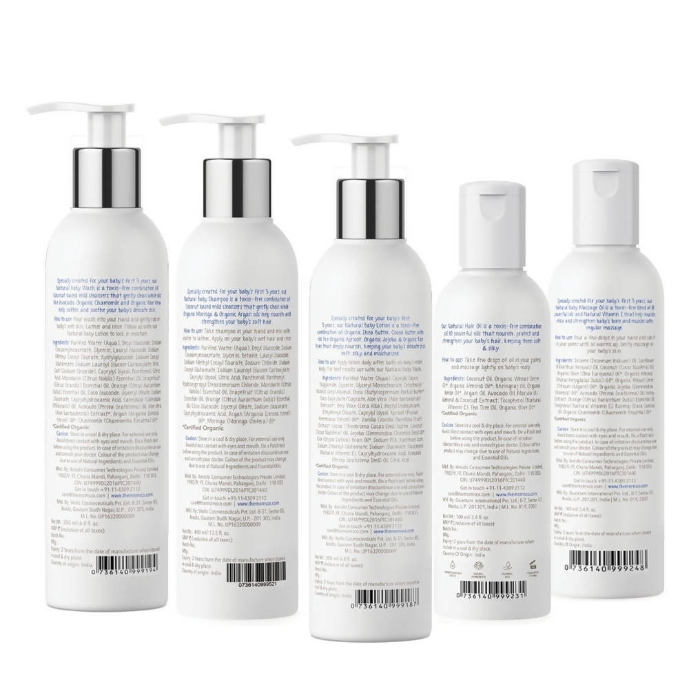 The Moms Co Natural Baby Bath Essentials