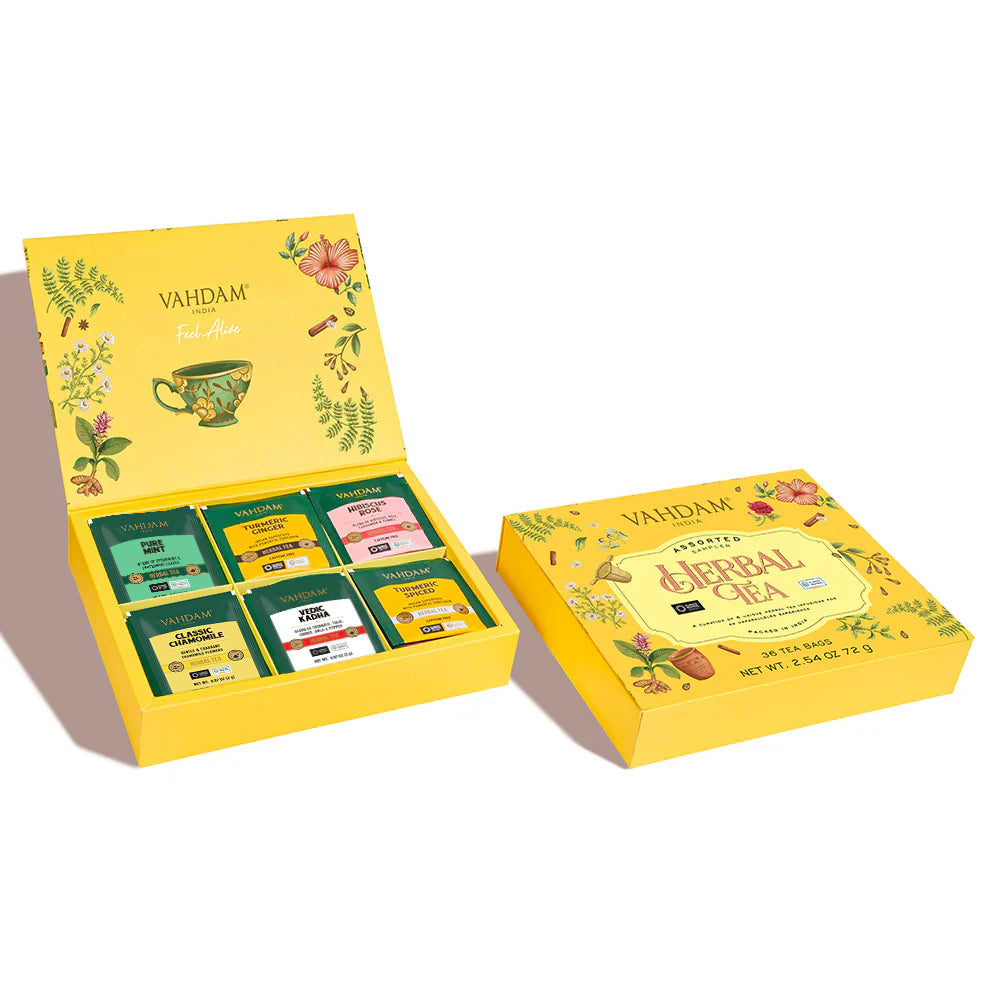 Herbal Tea Assortment, Gift Set, 36 Teas 