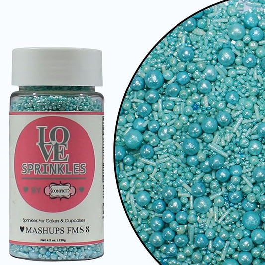 Confect Baby Blue | Sprinkles Bottle for Decoration Bottle