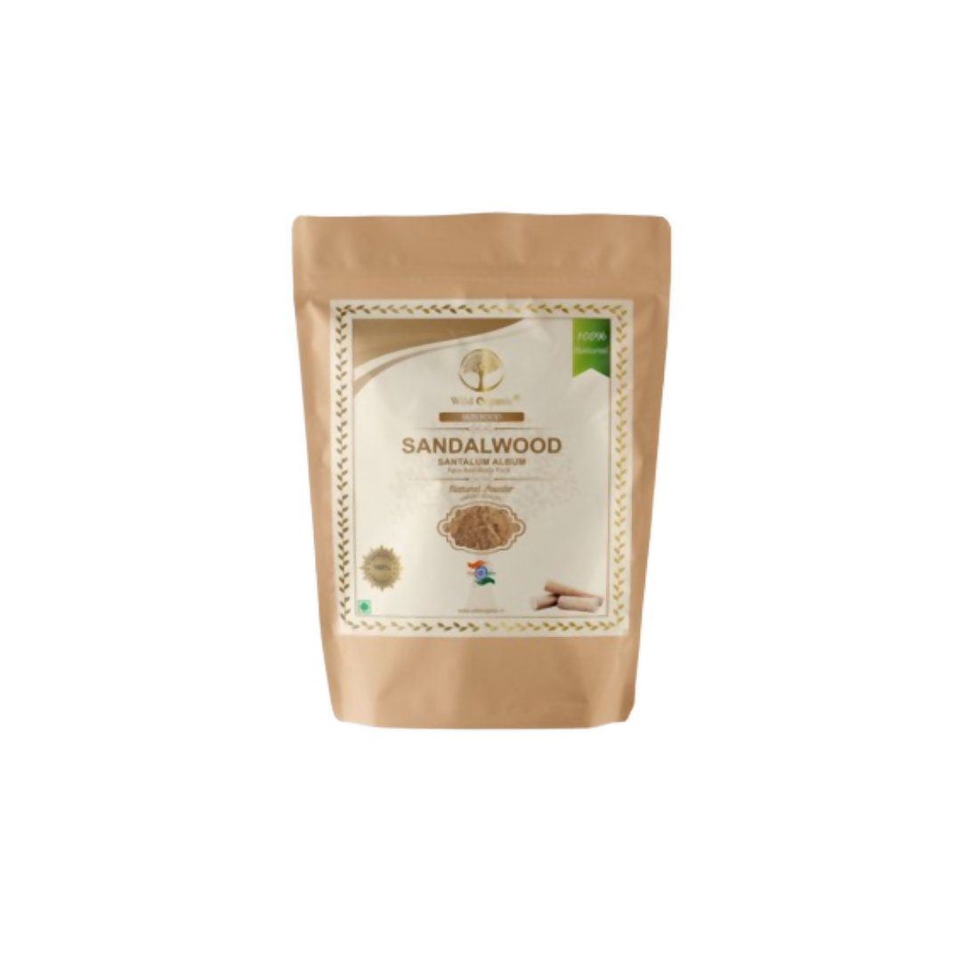 Wild Organic Sandalwood Powder For Skin And Body Pack 