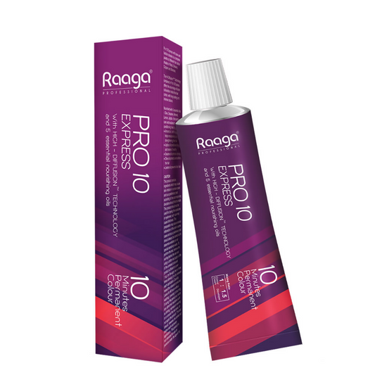 Raaga Professional Pro 10 Express Permanent Hair Colour - Black