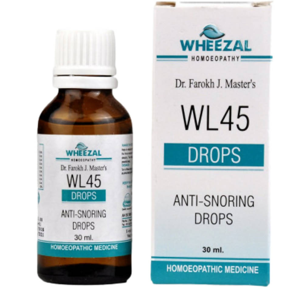 Wheezal Homeopathy WL45 Anti Snoring Drops - Grab2buy